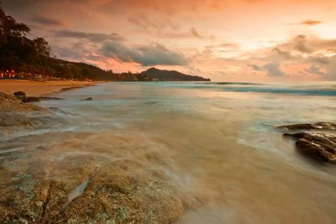 Colorful sunset Stock Photos