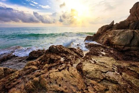 Colorful sunset Stock Photos