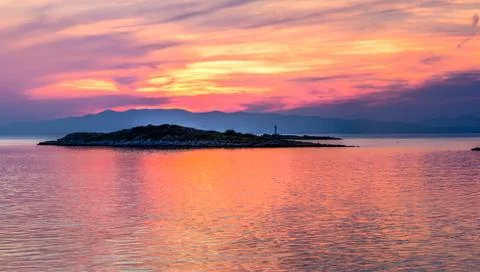 Colorful sunset Stock-Fotos