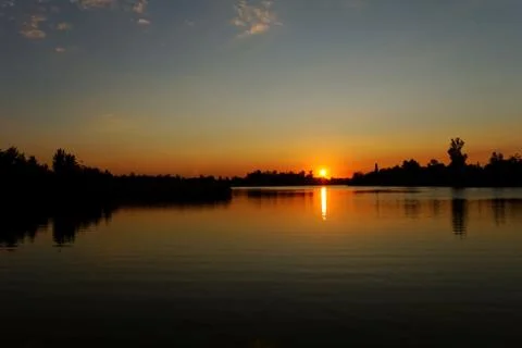 Colorful sunset Stock Photos