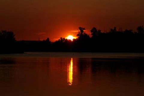 Colorful sunset Stock Photos