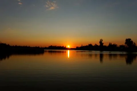 Colorful sunset Stock Photos