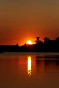 Colorful sunset Stock Photos