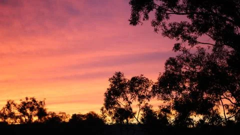 Colorful Sunset Stock Photos
