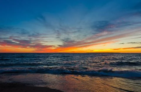 Colorful sunset Stock Photos