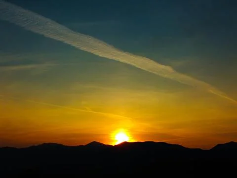 Colorful Sunset Stock Photos