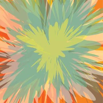 Colorful supernova blast background Stock Illustration