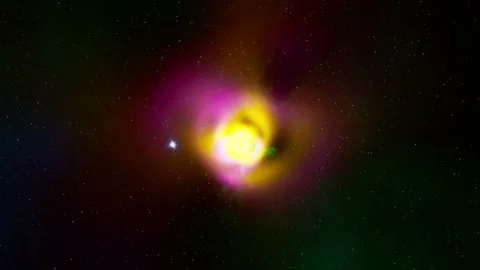 Colorful supernova explosion in deep space. Stock Footage 144490004