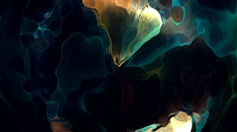 Colorful surface ripples Video stock 8969174