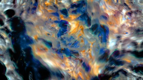 Colorful surface ripples 스톡 동영상 89785714