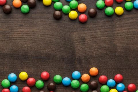 Colorful sweets background Stock Photos