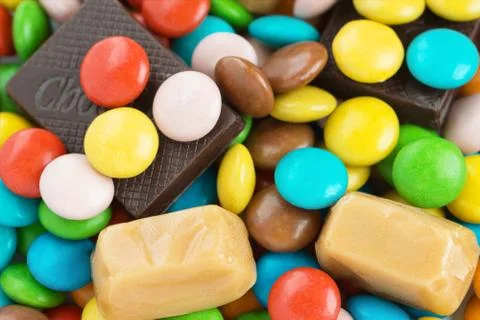 Colorful sweets Stock Photos