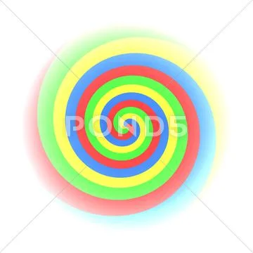 Colorful Swirl Stock Illustration