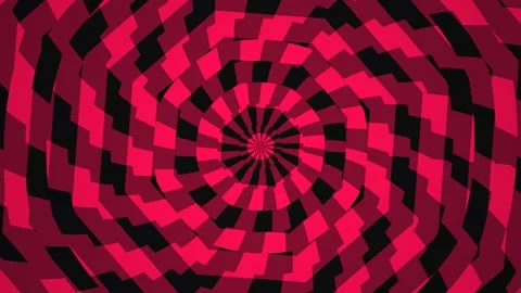 Colorful swirl pattern with geometric shapes and bold Stock Footage 339372818