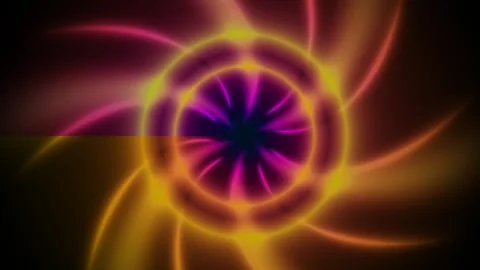 Colorful swirl pattern with glowing effects Stock Footage 340322382