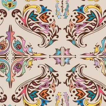 Colorful swirl pattern Stock Illustration