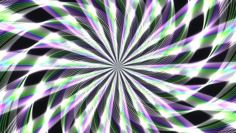 Colorful swirl pattern with motion in a graphic design Stock Footage 339336830