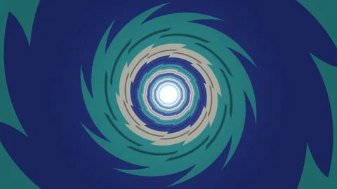 Colorful swirling pattern in bright light circle Stock Footage 338325841