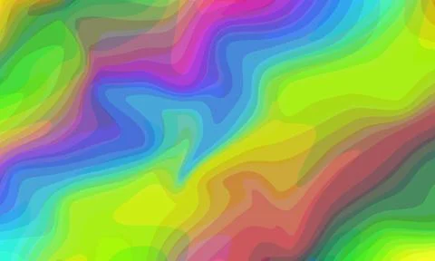 Colorful swirling pattern creates a vibrant and fluid abstract background. Stock Illustration