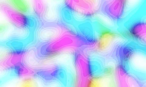 Colorful swirling pattern features blended pastel shades and organic forms. Stock Illustration