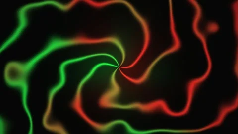 Colorful swirling patterns create dynamic visual effects Stock Footage 340208306