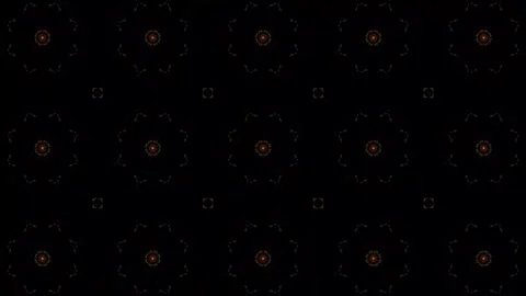 Colorful Symmetrical Patterns Digital Animation Stock Footage 326391423