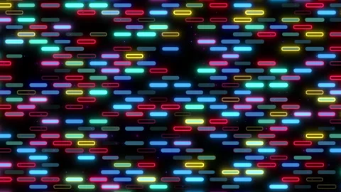 Colorful symmetrical square pattern for website background or design element Stock Footage 303537677