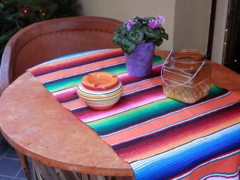 Colorful table setting Photos