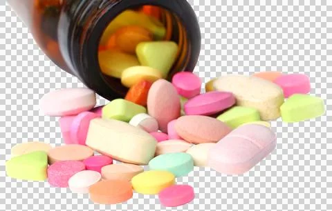 Colorful tablets Stock Photos