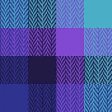Colorful tartan pattern, simple geometric pixel texture for fabric Illustrazione stock
