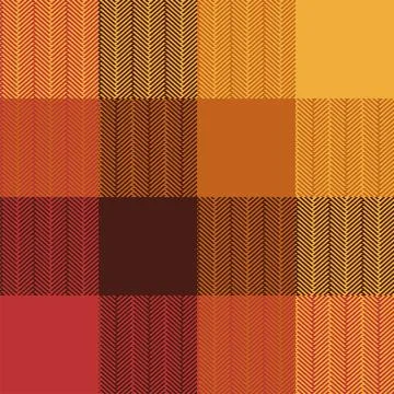 Colorful tartan pattern, simple geometric pixel texture for fabric Stock Illustration