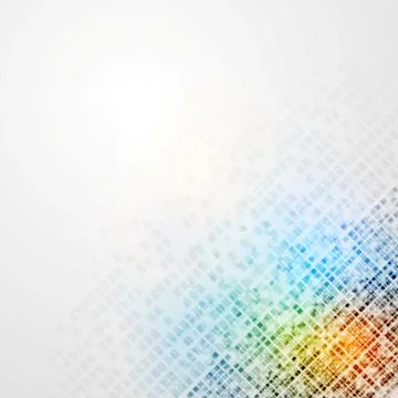 Colorful tech vector background Stock Illustration