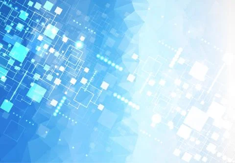 Colorful technology background. Stock Illustration