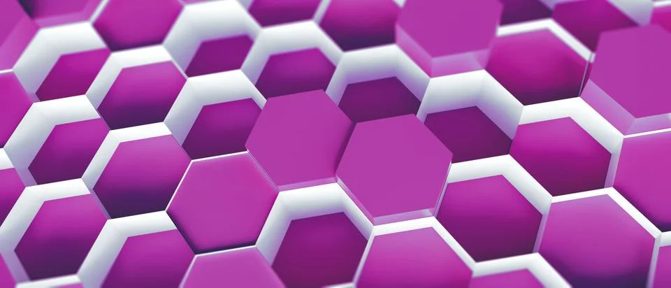 Colorful technology hexagon pattern background Stock Illustration