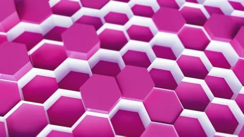 Colorful technology hexagon pattern background Stock Illustration