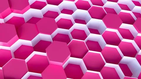 Colorful technology hexagon pattern background Stock Illustration