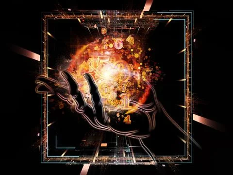 Colorful Technology 库存插图