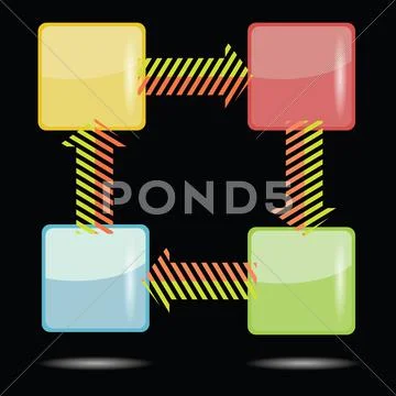 Colorful template Stock Illustration
