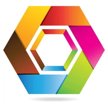 Colorful template Stock Illustration