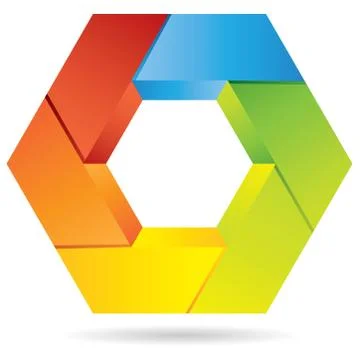 Colorful template Stock Illustration