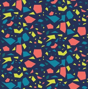 Colorful Terrazzo pattern Stock Illustration