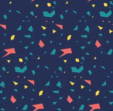 Colorful Terrazzo pattern Stock Illustration