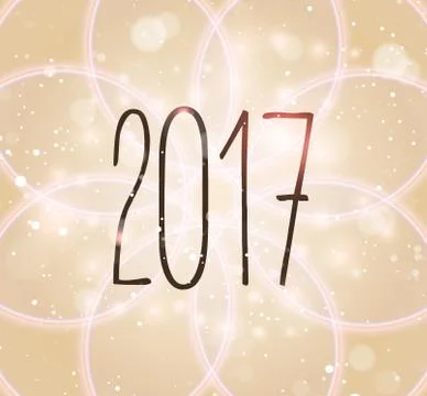 Colorful text 2017 Stock-Illustration