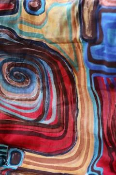 Colorful textiles macro background high quality modern fine art prints Stock Illustration
