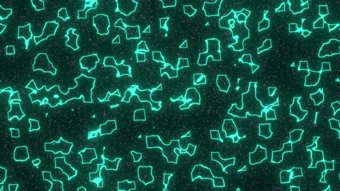 Colorful texture on dark background with glitch circles. Video stock 200760332