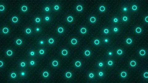 Colorful texture on dark background with glitch circles. Screen texture. Stock-Footage 200760342