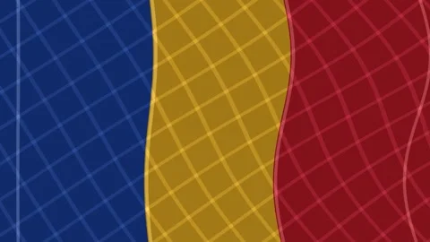 Colorful texture of flag design on fabric background Stock Footage 339589667