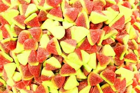 Colorful texture using as background. A lot of sweets. Background 3d rendering Stock Photos