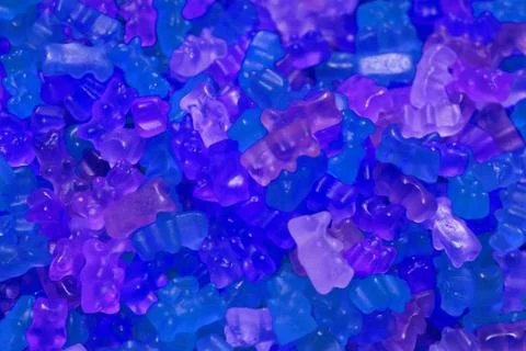 Colorful texture using as background. A lot of sweets. Background 3d rendering Stock Photos