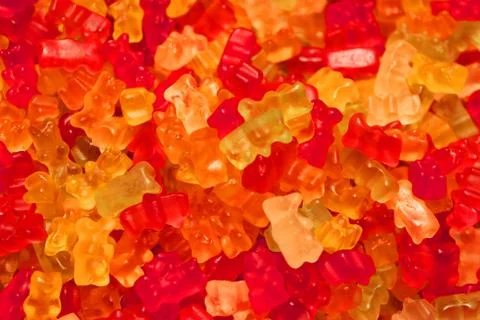 Colorful texture using as background. A lot of sweets. Background 3d rendering Stock Photos